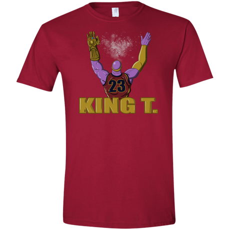 T-Shirts Cardinal Red / S King Thanos Men's Semi-Fitted Softstyle