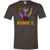 T-Shirts Dark Chocolate / S King Thanos Men's Semi-Fitted Softstyle