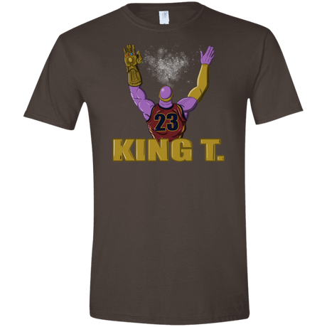 T-Shirts Dark Chocolate / S King Thanos Men's Semi-Fitted Softstyle