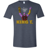 T-Shirts Heather Navy / S King Thanos Men's Semi-Fitted Softstyle