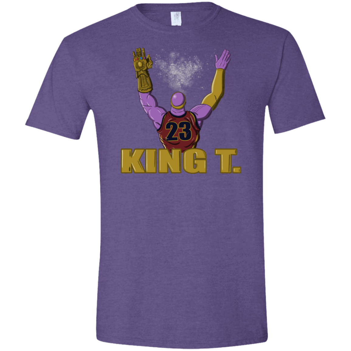 T-Shirts Heather Purple / S King Thanos Men's Semi-Fitted Softstyle