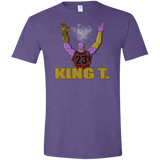 T-Shirts Heather Purple / S King Thanos Men's Semi-Fitted Softstyle