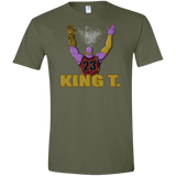 T-Shirts Military Green / S King Thanos Men's Semi-Fitted Softstyle