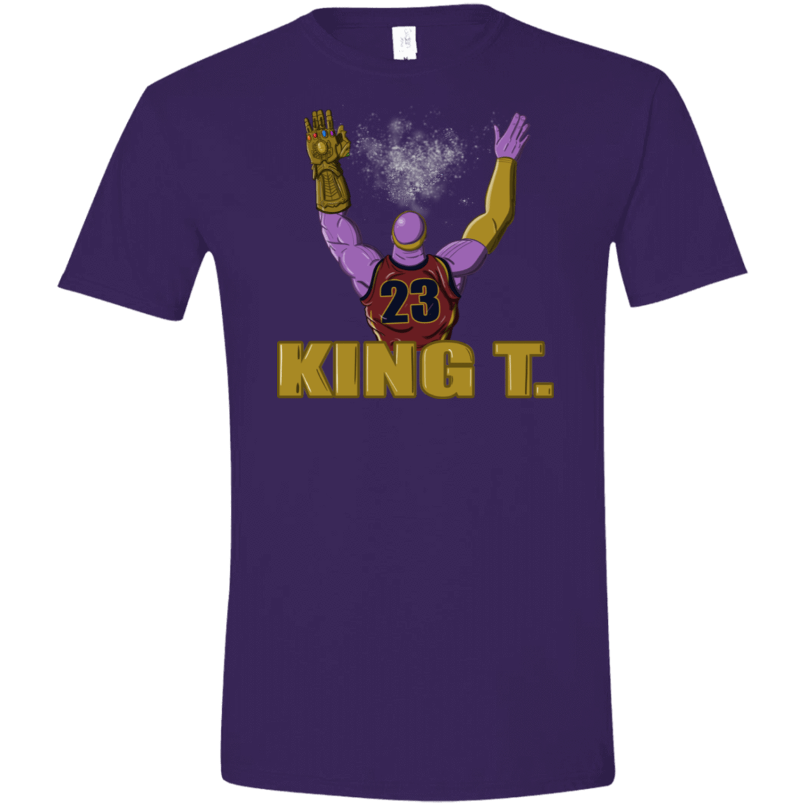 T-Shirts Purple / S King Thanos Men's Semi-Fitted Softstyle
