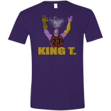 T-Shirts Purple / S King Thanos Men's Semi-Fitted Softstyle