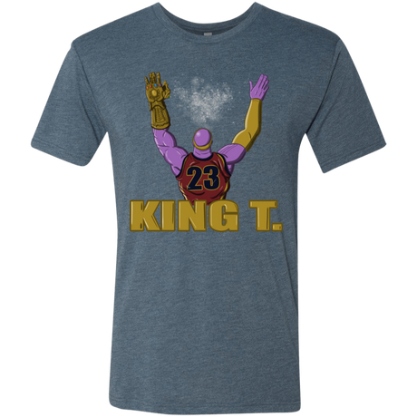 T-Shirts Indigo / S King Thanos Men's Triblend T-Shirt