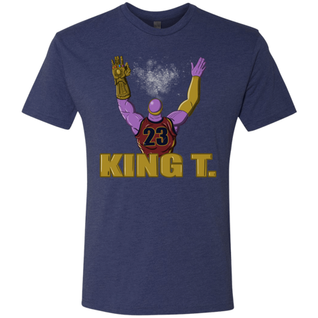 T-Shirts Vintage Navy / S King Thanos Men's Triblend T-Shirt