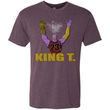 T-Shirts Vintage Purple / S King Thanos Men's Triblend T-Shirt