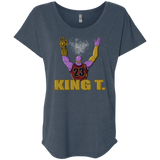 T-Shirts Indigo / X-Small King Thanos Triblend Dolman Sleeve