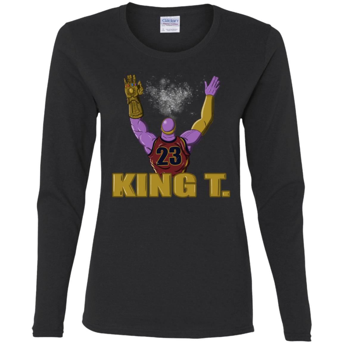 T-Shirts Black / S King Thanos Women's Long Sleeve T-Shirt