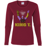 T-Shirts Cardinal / S King Thanos Women's Long Sleeve T-Shirt