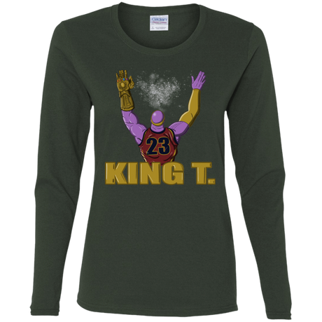 T-Shirts Forest / S King Thanos Women's Long Sleeve T-Shirt