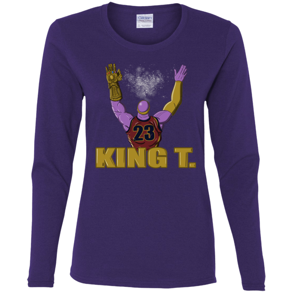 T-Shirts Purple / S King Thanos Women's Long Sleeve T-Shirt