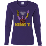 T-Shirts Purple / S King Thanos Women's Long Sleeve T-Shirt