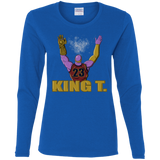 T-Shirts Royal / S King Thanos Women's Long Sleeve T-Shirt