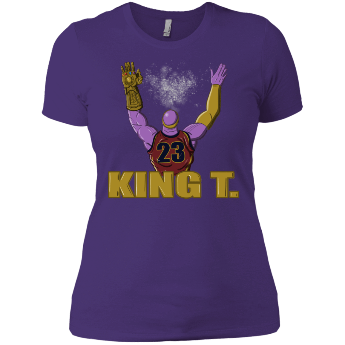 T-Shirts Purple Rush/ / X-Small King Thanos Women's Premium T-Shirt