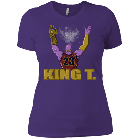 T-Shirts Purple Rush/ / X-Small King Thanos Women's Premium T-Shirt