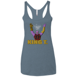 T-Shirts Indigo / X-Small King Thanos Women's Triblend Racerback Tank