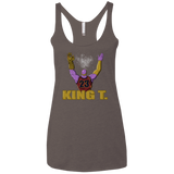 T-Shirts Macchiato / X-Small King Thanos Women's Triblend Racerback Tank