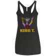 T-Shirts Vintage Black / X-Small King Thanos Women's Triblend Racerback Tank