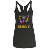 T-Shirts Vintage Black / X-Small King Thanos Women's Triblend Racerback Tank
