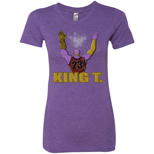 T-Shirts Purple Rush / S King Thanos Women's Triblend T-Shirt