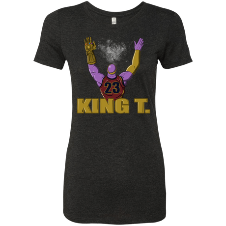 T-Shirts Vintage Black / S King Thanos Women's Triblend T-Shirt