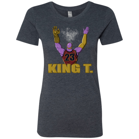 T-Shirts Vintage Navy / S King Thanos Women's Triblend T-Shirt