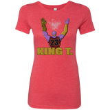 T-Shirts Vintage Red / S King Thanos Women's Triblend T-Shirt