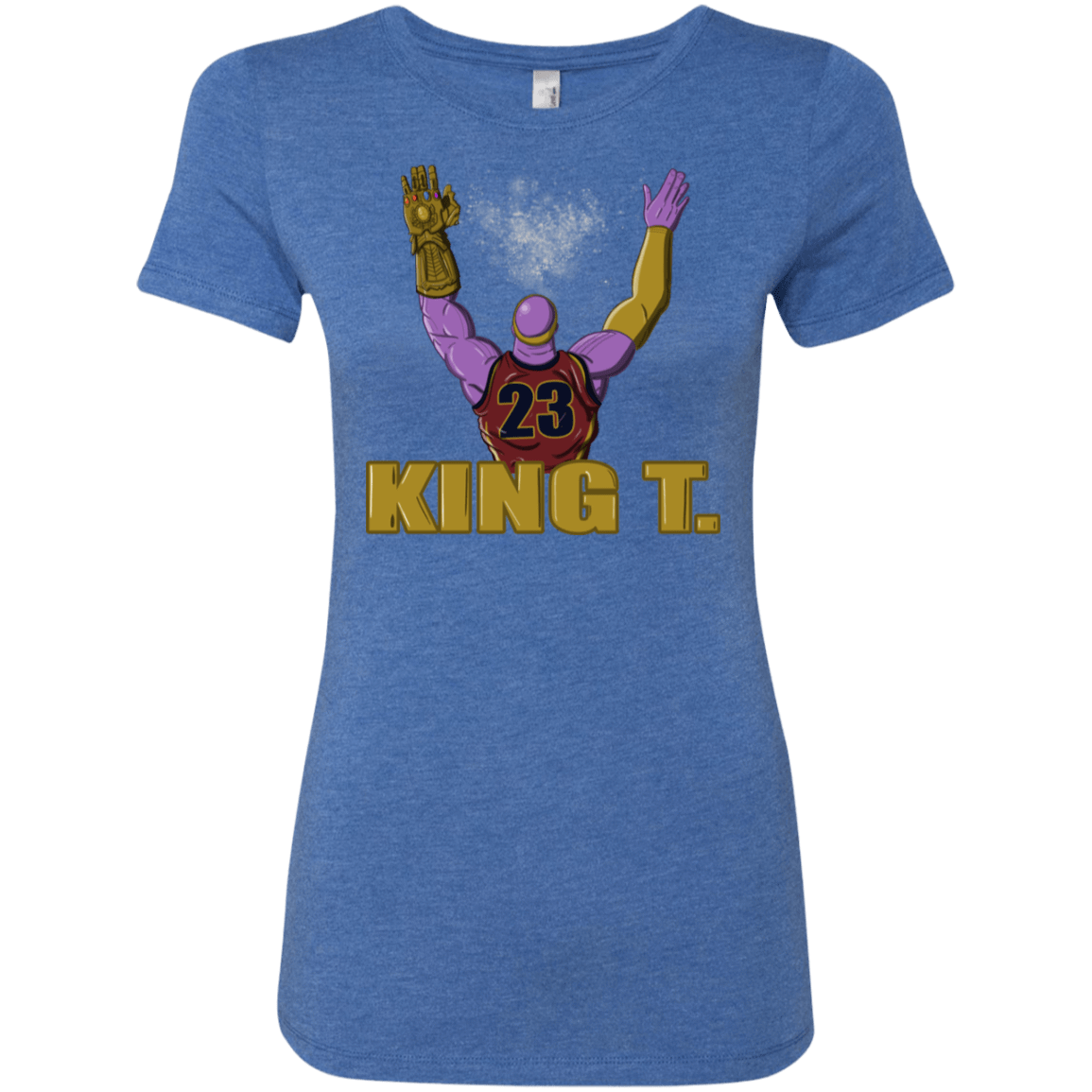T-Shirts Vintage Royal / S King Thanos Women's Triblend T-Shirt