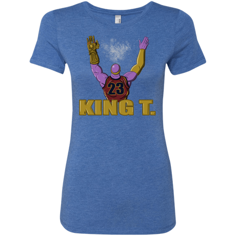 T-Shirts Vintage Royal / S King Thanos Women's Triblend T-Shirt