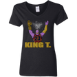 T-Shirts Black / S King Thanos Women's V-Neck T-Shirt