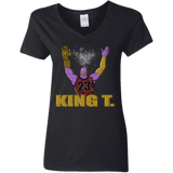 T-Shirts Black / S King Thanos Women's V-Neck T-Shirt