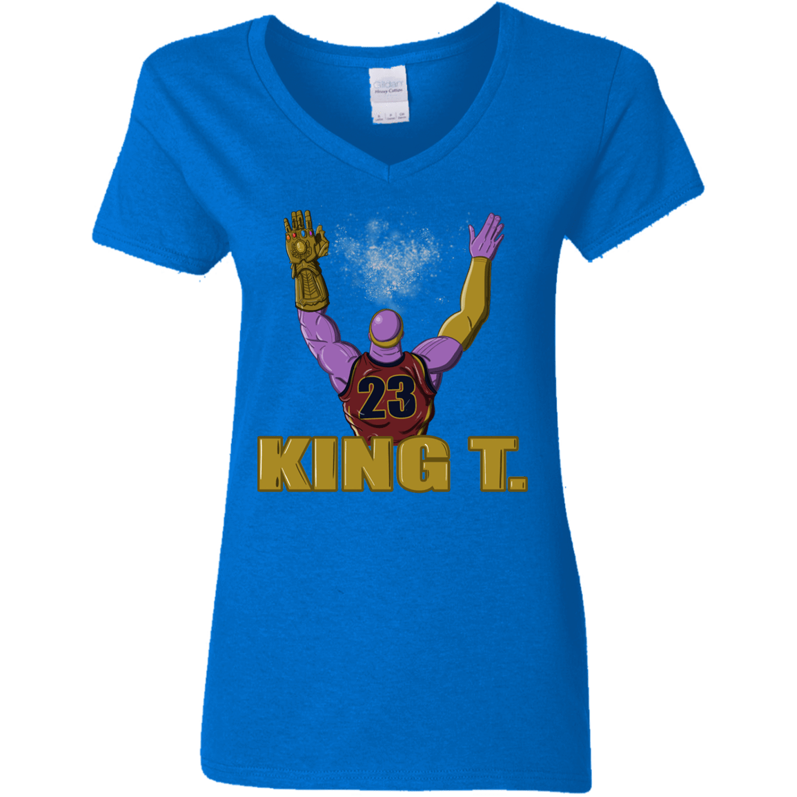 T-Shirts Royal / S King Thanos Women's V-Neck T-Shirt