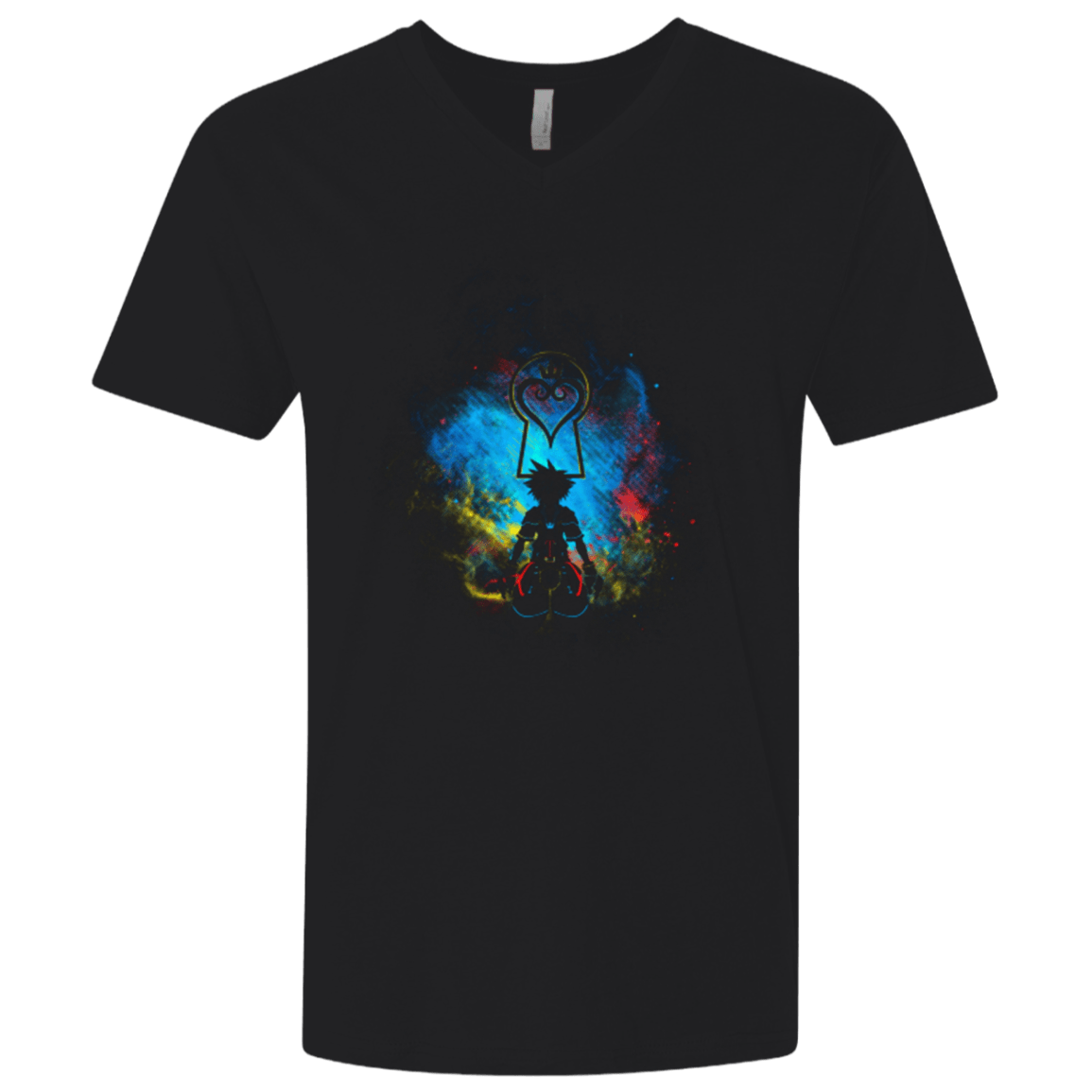 T-Shirts Black / X-Small KINGDOM ART Men's Premium V-Neck