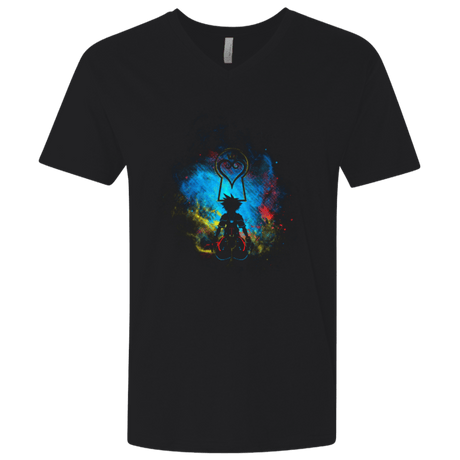 T-Shirts Black / X-Small KINGDOM ART Men's Premium V-Neck