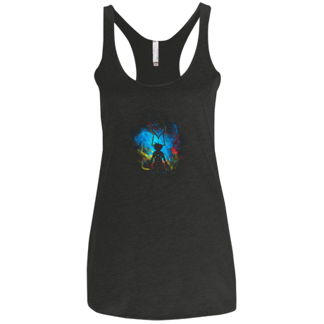 T-Shirts Vintage Black / X-Small KINGDOM ART Women's Triblend Racerback Tank