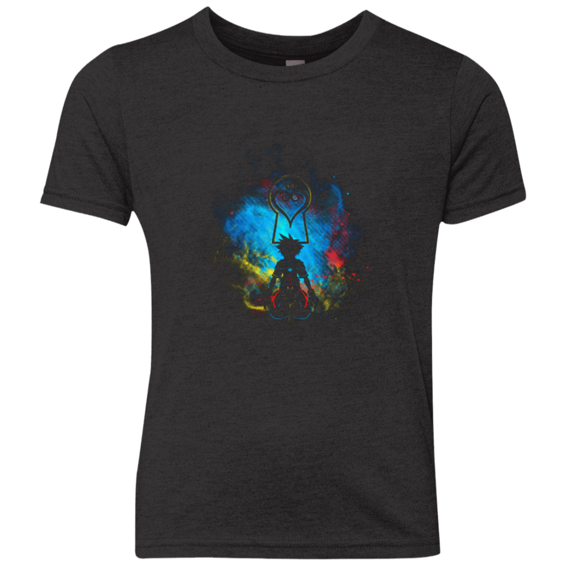 T-Shirts Vintage Black / YXS KINGDOM ART Youth Triblend T-Shirt