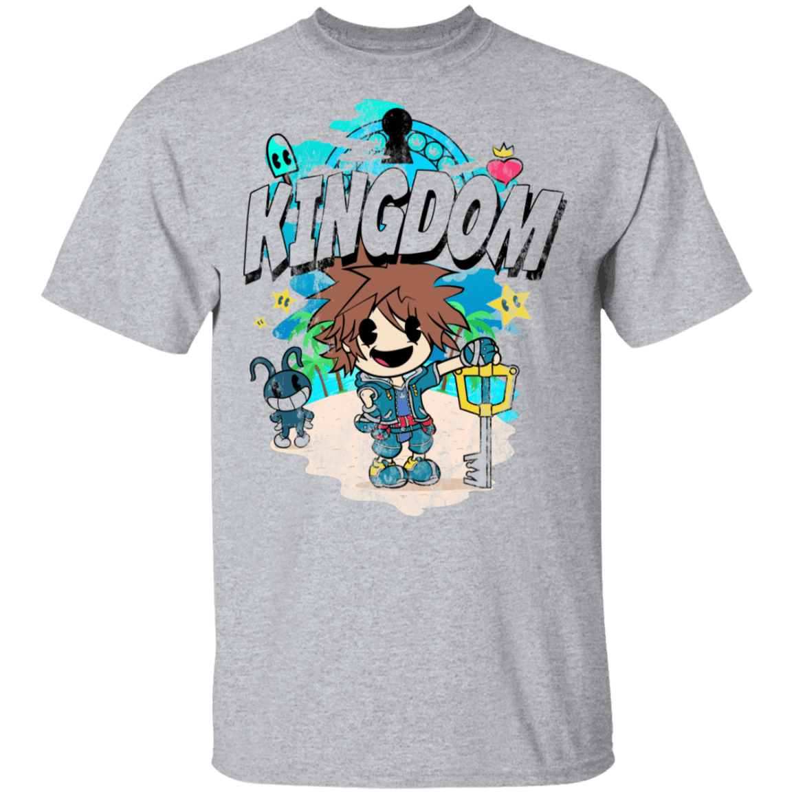 T-Shirts Sport Grey / S Kingdom Cartoon T-Shirt