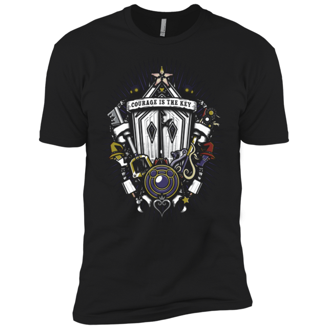 T-Shirts Black / YXS Kingdom & Hearts Crest Boys Premium T-Shirt