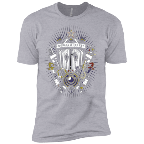 T-Shirts Heather Grey / YXS Kingdom & Hearts Crest Boys Premium T-Shirt