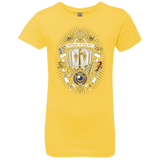 T-Shirts Vibrant Yellow / YXS Kingdom & Hearts Crest Girls Premium T-Shirt