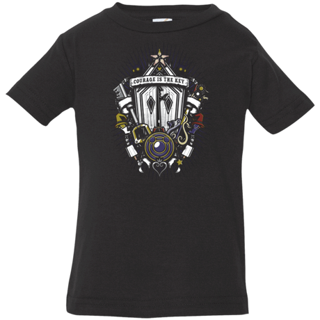 T-Shirts Black / 6 Months Kingdom & Hearts Crest Infant Premium T-Shirt