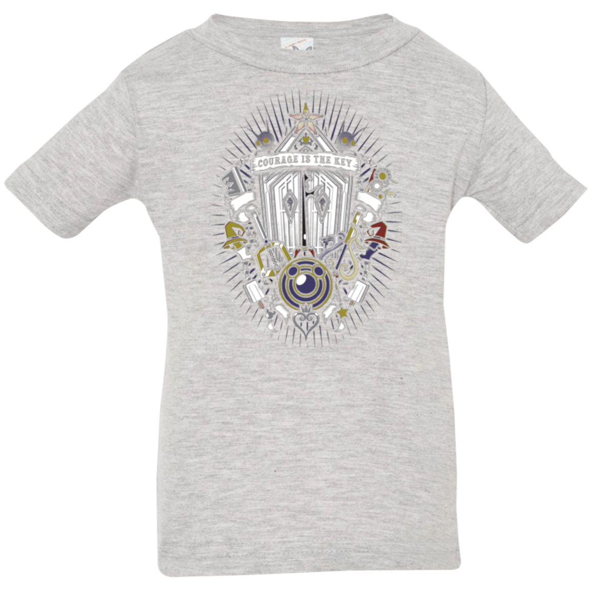 T-Shirts Heather / 6 Months Kingdom & Hearts Crest Infant Premium T-Shirt