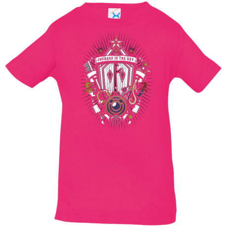 T-Shirts Hot Pink / 6 Months Kingdom & Hearts Crest Infant Premium T-Shirt