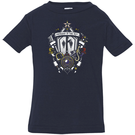 T-Shirts Navy / 6 Months Kingdom & Hearts Crest Infant Premium T-Shirt
