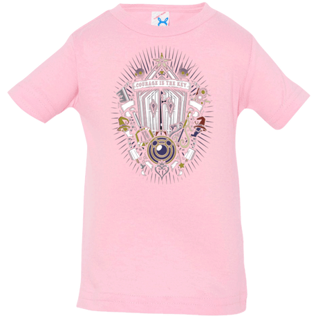 T-Shirts Pink / 6 Months Kingdom & Hearts Crest Infant Premium T-Shirt