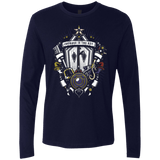 T-Shirts Midnight Navy / Small Kingdom & Hearts Crest Men's Premium Long Sleeve