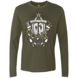 T-Shirts Military Green / Small Kingdom & Hearts Crest Men's Premium Long Sleeve