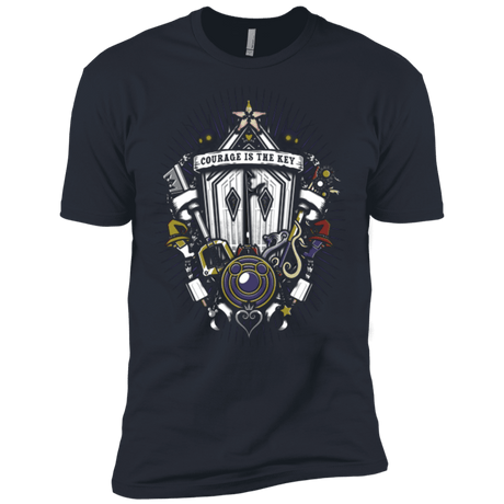 T-Shirts Indigo / X-Small Kingdom & Hearts Crest Men's Premium T-Shirt